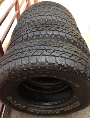 ยาง All Yokohama 235 75 15 ปลายปี14 ดอกเยอะ พร้อมใช้งาน ราคาไม่แพง