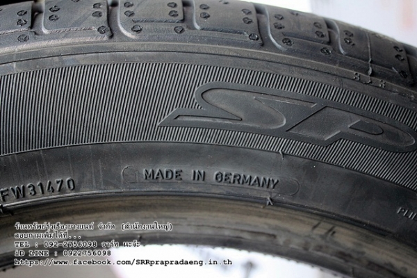 ยาง DUNLOP SP SPORT 01 RUNONFLAT 225/50R17 GERMANY