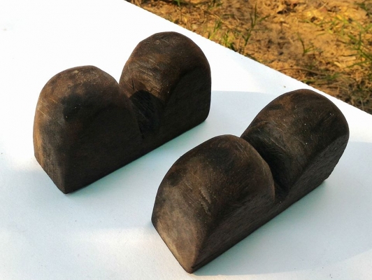 นมสาวไม้เก่า แฮนด์เมดงานแกะมือ เป็นของโบราณแท้ ยุคคุณย่ายังสาว ใช้นวดตัว นวดเอว มีคู่เดียว