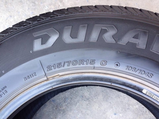 ยาง Bridgstone 215-70-15 ปี 13 ครบชุด 4 เส้น 3500  สภาพสวยๆดอกยางนิ่มๆไม่บวมเอาไปวิ่งกันยาวๆราคาเบาๆค่ะ