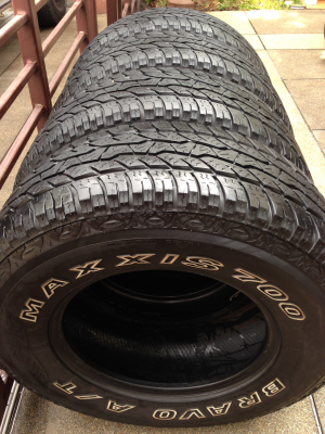 ยาง All Maxxis 265 70 16 ปี12 ดอกเต็ม ไม่มีปะ ราคาไม่แพง