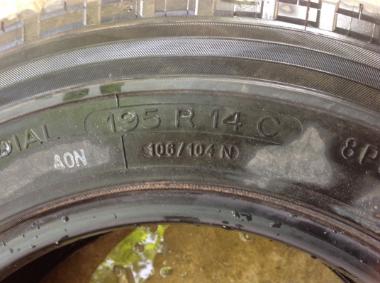 ล้ออะไหล่ โตโยต้า ไมตี้ ขอบ14 5 รู 1 ล้อ