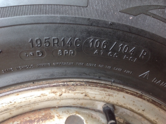 ล้ออะไหล่ ยางอะไหล่  ขอบ14 6 รู 1 ล้อ