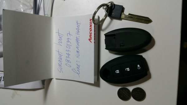 ขอนุญาติขาย OEM CWTWB1U729 FOB keyless 3 buttons for Nissan Cube, Juke, X-Trail, Almera &amp; Pathfinder.

ของใหม่แกะกล่อง แถม silicon case สีดำ ด้วยนะ

1800 บาท ราคา net พร้อมส่งนะครับ

0834301397
Line: surawat.hant