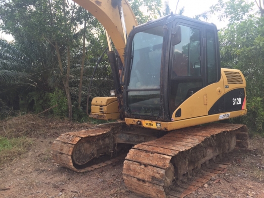 ขายรถแบคโฮ CAT 312 D เอกสารเล่มทะเบียน 8000 ชม.ราคา 1500000