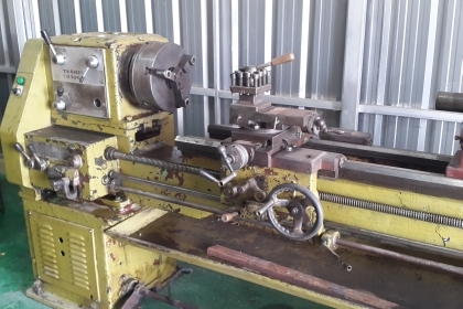 เครื่องกลึง 6 ฟุต 3 เพลา เกียร์บล็อก พร้อมใช้งาน ด่วนๆๆๆ  76,000