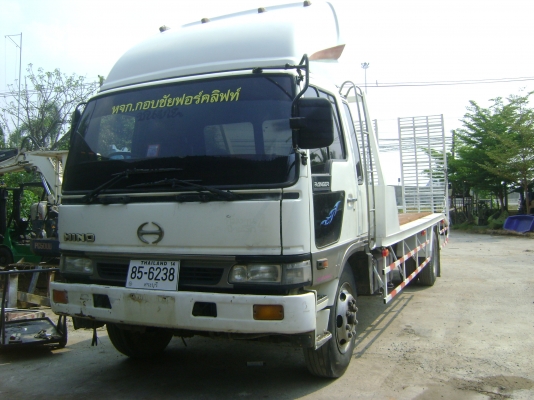 ขายรถ 6 ล้อ กะบะบรรทุกพื้นเรียบท้ายลาดยาว 7.20 เมตร ติดวินซ์ ขาช้าง หางปลา