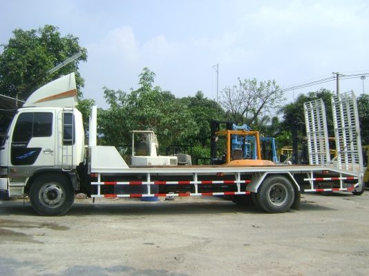 ขายรถ 6 ล้อ กะบะบรรทุกพื้นเรียบท้ายลาดยาว 7.20 เมตร ติดวินซ์ ขาช้าง หางปลา