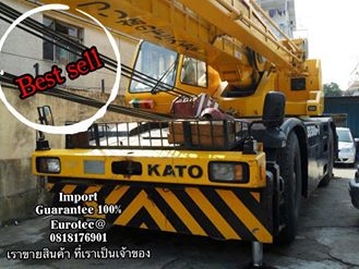 ขาย รถเครน 50 ตัน KATO จำหน่าย รถ เครื่องจักร อุปกรณ์ทุกชนิด นำเข้า100\% ราคาถูก eurotec 081 817 6901