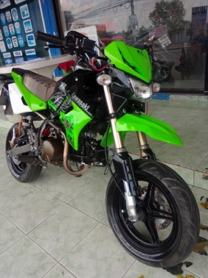 New Kawasaki Ksr (ล้อแม็ก) สีเขียว รถสวยมีสไตล์เครื่องดี ราคาถูกครับ New Kawasaki Ksr (ล้อแม็ก) สีเขียว รถสวยมีสไตล์เครื่องดี ราคาถูกครับ