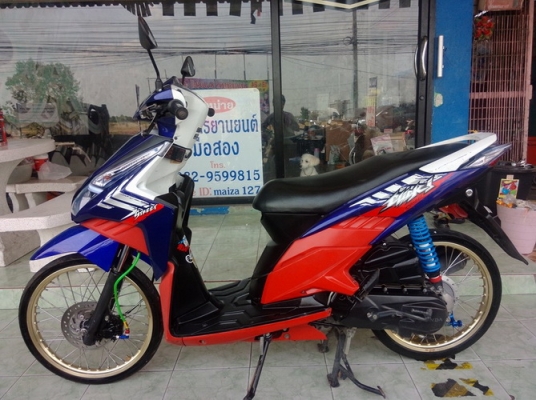 Honda Click 110i ลาย Street รถปี54 เครื่องเดิมดีๆแต่งลงล้อมาครับ