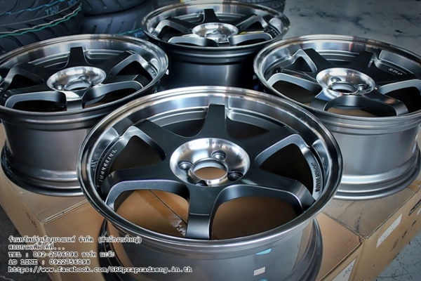 TE37 SL ขอบ17X8 ET35 4H100 สี GM/CP/LP