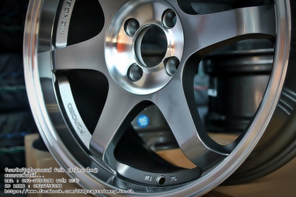 TE37 SL ขอบ17X8 ET35 4H100 สี GM/CP/LP