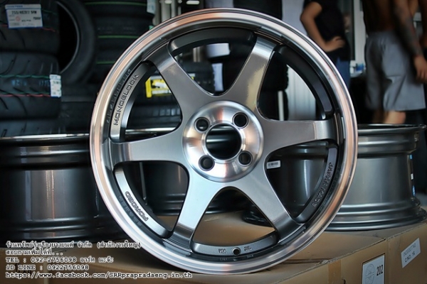 TE37 SL ขอบ17X8 ET35 4H100 สี GM/CP/LP