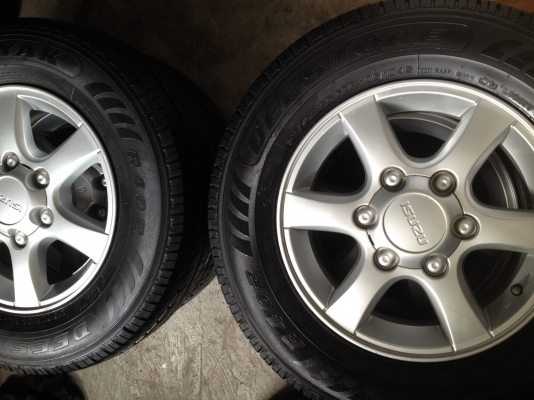 ขายล้อแม็ก dmax พร้อมยางขอบ 15