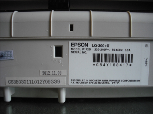 เครื่องพริ้นเตอร์ EPSON LQ 300II พร้อมใบรับประกัน