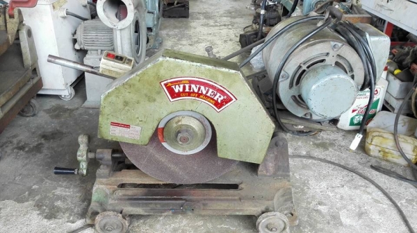 ** ขอบคุณผู้ซื้อ &amp; พี่เสือครับ ** แท่นตัดไฟเบอร์ WINNER มอเตอร์ 3 HP. 220V. 2 สายไฟบ้านสภาพสวยอุปกรณ์ครบพร้อมใช้มาเทสได้ครับ!!