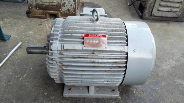 ** ขอบคุณผู้ซื้อ&amp;พี่เสือครับ ** มอเตอร์ Mitsubishi 30 HP. 380V รอบ 1450 RPM รุ่น SF-J ของใหม่ 100\% ไม่เคยโดนไฟแกะออกจากลังไม้!!