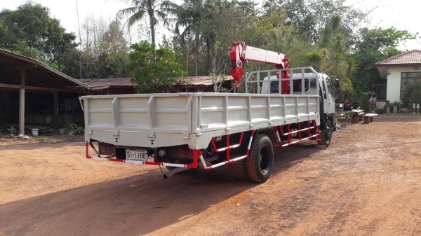 ขายรถบรรทุกหกล้อเครน HINO 195 FF3HPKA  เครน 3.5ตัน 3ปอก สนใจติดต่อจ่าอู้ด081-2995537