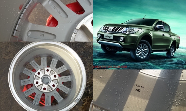 แม็กเปล่า Mitsubishi All New Triton ขอบ 17 กว้าง 7.5 ET+38 สภาพเดิมๆถอดป้ายแดง สวยๆไม่คดไม่ดุ้ง ไม่เคยเก็บสี มีรอย ยก-วาง เล็กน้อย  ราคา 4 วง 6,500 บาท