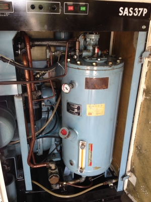 ปั๊มลมสกรูAIRMAN SAS37P 50 Hp พร้อมใช้งาน0833554933