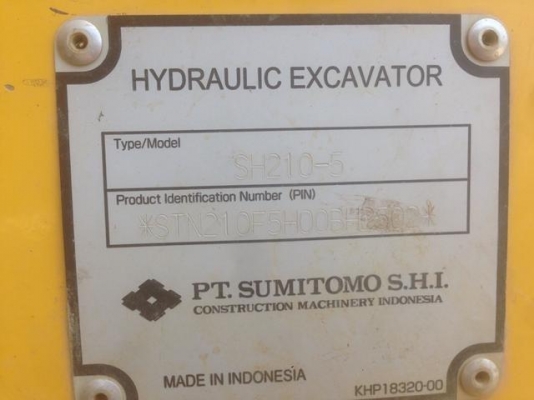 ขายดาวน์ !! >>> Sumitomo Sh210 รุ่น 5 <<< 3,200 ชั่วโมง ราคาดาวน์ 450,000 บาท ขายดาวน์ !! >>> Sumitomo Sh210 รุ่น 5 <<< 3,200 ชั่วโมง ราคาดาวน์ 450,000 บาท