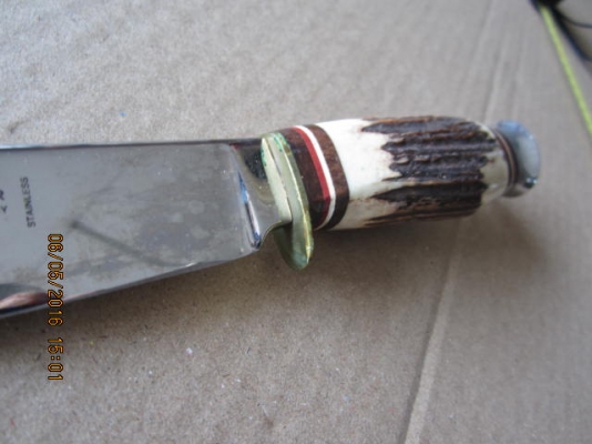 ขายมีดตราตางานเก่าMade in Germany. ด้ามเขาสัตว์งานเก่าเก็บ40ปี