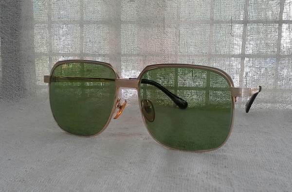 แว่นตาวินเทจซุปเปอร์ซีรีส์  MONDE Exclusive made in Japan 18KGP  บิ๊กไซซ์!