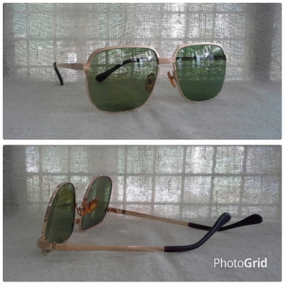 แว่นตาวินเทจซุปเปอร์ซีรีส์  MONDE Exclusive made in Japan 18KGP  บิ๊กไซซ์!