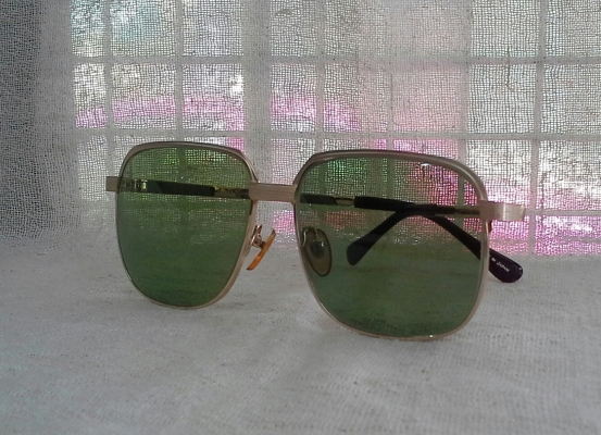 แว่นตาวินเทจซุปเปอร์ซีรีส์  MONDE Exclusive made in Japan 18KGP  บิ๊กไซซ์!