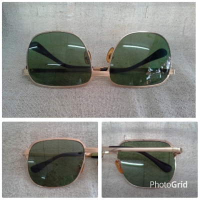 แว่นตาวินเทจซุปเปอร์ซีรีส์  MONDE Exclusive made in Japan 18KGP  บิ๊กไซซ์!