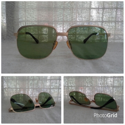 แว่นตาวินเทจซุปเปอร์ซีรีส์  MONDE Exclusive made in Japan 18KGP  บิ๊กไซซ์!