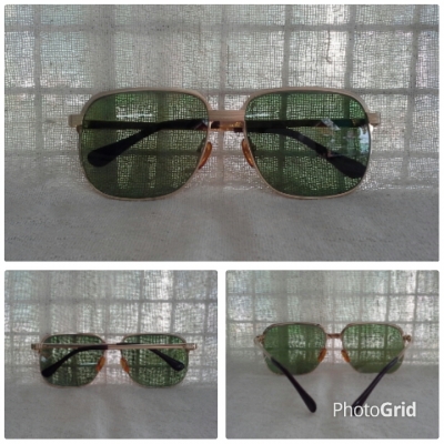 แว่นตาวินเทจซุปเปอร์ซีรีส์  MONDE Exclusive made in Japan 18KGP  บิ๊กไซซ์!