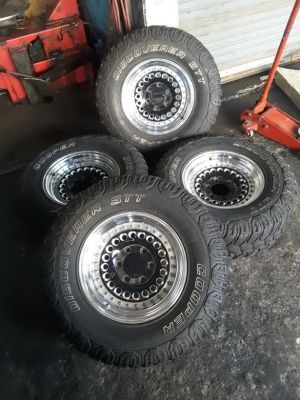 ล้อหยดนำ้ + Cooper Stt USA.265/75/16 ปี12 สภาพดี 1ชุด