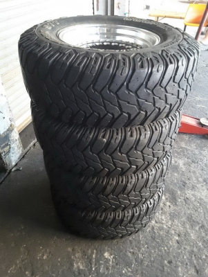 ล้อหยดนำ้ + Cooper Stt USA.265/75/16 ปี12 สภาพดี 1ชุด