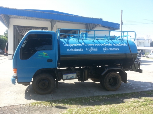 รถดูดส้วม 6ล้อ 85แรง ถังใหม่ อุปกรณ์ในถังใหม่หมด
