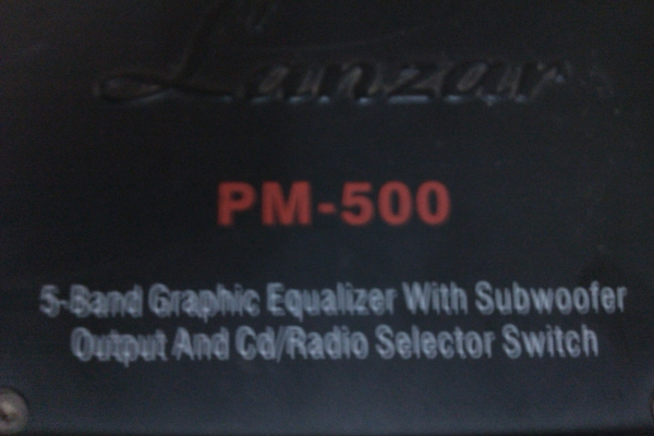 ปรี 5แบนด์ ยี่ห้อLanzar รุ่นPM-500