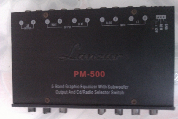 ปรี 5แบนด์ ยี่ห้อLanzar รุ่นPM-500