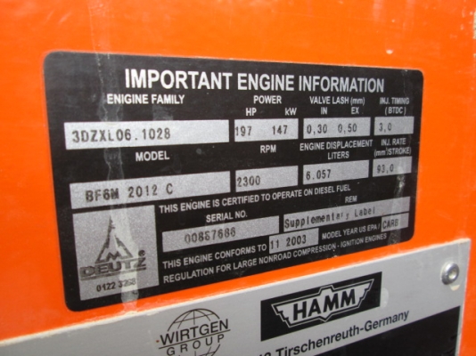 ขายรถบดสั่นสะเทือน ยี่ห้อ HAMM รุ่น 3518 ซีเรียล 61550 ปี 2004 นำเข้าจากต่างประเทศ พร้อมชุดแจ้งจำหน่าย ขายรถบดสั่นสะเทือน ยี่ห้อ HAMM รุ่น 3518 ซีเรียล 61550 ปี 2004 นำเข้าจากต่างประเทศ พร้อมชุดแจ้งจำหน่าย