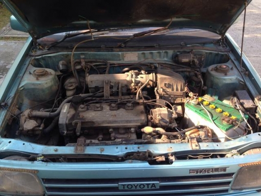 Toyota Starlet ปี88 เครื่อง 4e ติดแก๊ส 0804465223