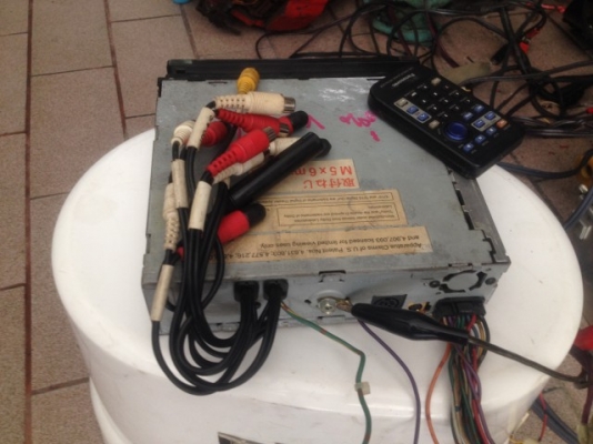 PANASONIC CQ DMR993 เล่น DVD MP3 มีรีโม้ตเก่าญี่ปุ่นสภาพตามรูป