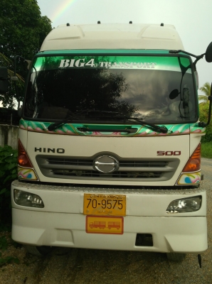 ขายรถพ่วงดัมพ์ HINO เครื่อง 344 แรง ปี 54 กระบะดัมพ์มิเนียม ลูก 3 เพลาแท้  2,550,000 บาท