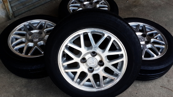 ล้อขอบ 14 4รู100 พร้อมยาง