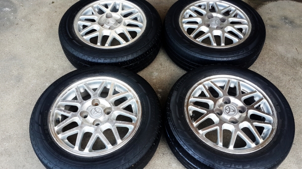 ล้อขอบ 14 4รู100 พร้อมยาง