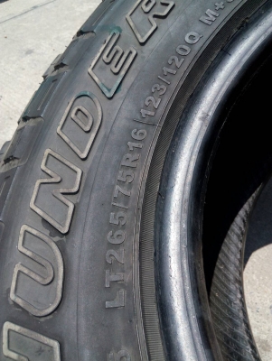 265/75R16 THUNDERER M/T EXTREME มี 3 เส้น tel.081-4273941 ไอดีไลน์ 0814273941 265/75R16 THUNDERER M/T EXTREME มี 3 เส้น tel.081-4273941 ไอดีไลน์ 0814273941