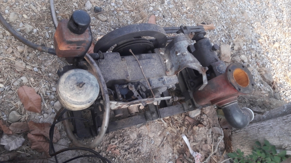 ขายถัง7600ลิตรพร้อมเครื่องยนต์