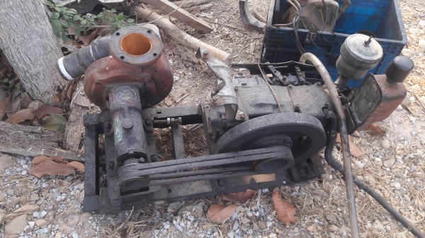 ขายถัง7600ลิตรพร้อมเครื่องยนต์