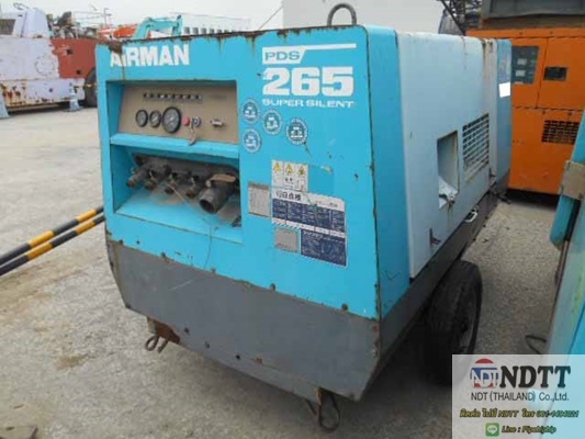 ปั้มลม Airman PDS265S-405 #55-4050251 สภาพสวยๆครับ เก่าญี่ปุ่นไม่เคยใช้งานในไทยครับ