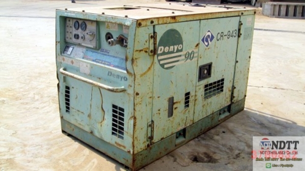 ปั้มลม DENYO DIS-90SB #3700832 2000Yr 1979Hr สภาพสวยๆครับ เก่าญี่ปุ่นไม่เคยใช้งานในไทยครับ