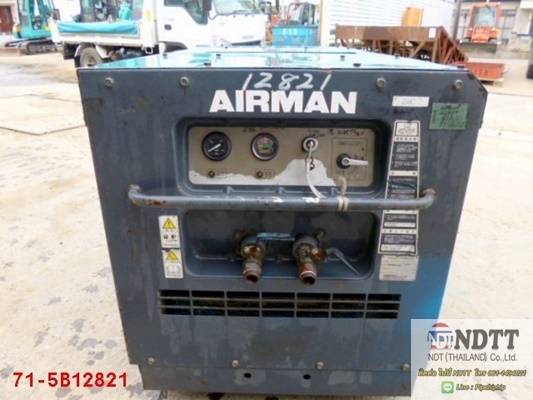 ปั้มลม AIRMAN PDS90S #71-5B12821 2003Yr 2316Hr สภาพสวยๆครับ เก่าญี่ปุ่นไม่เคยใช้งานในไทยครับ